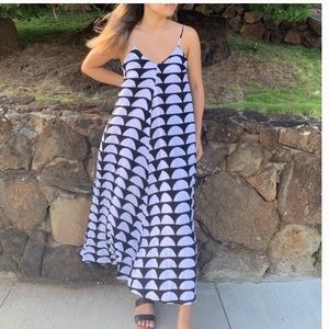 Ava Sky Dress Janessa Half Moon